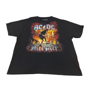 Liquid Blue Black AC/DC Hells Bells T-Shirt